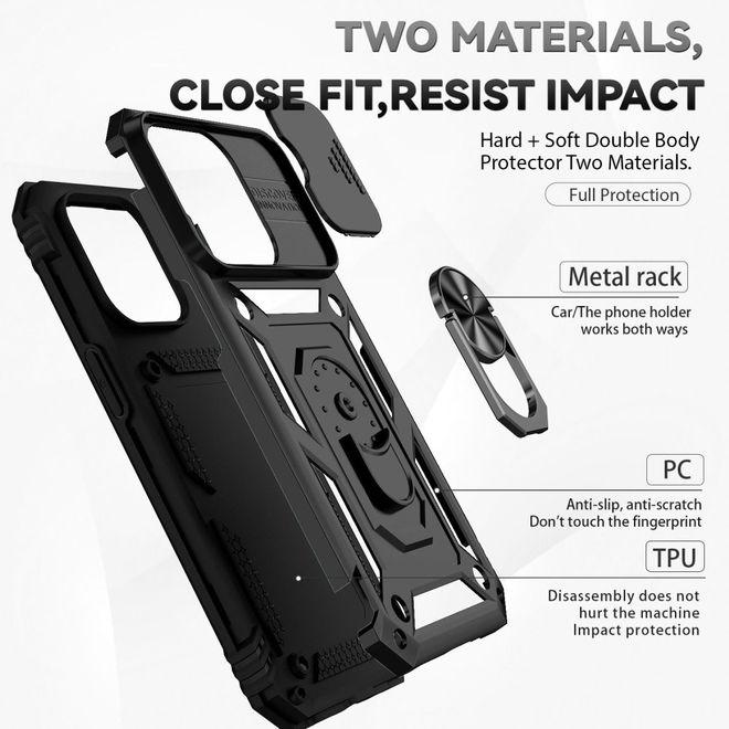 Actual product image MU Classic Kickstand Slide Cam Series (Apple iPhone 14 Pro Max)