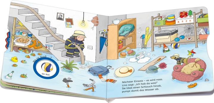 Produktbild Ravensburger Wo ist bloss...? Mein Feuerwehr-Buch zum Sachen suchen (Deutsch, Jutta Wetzel, Kathrin Lena Orso, 2022)