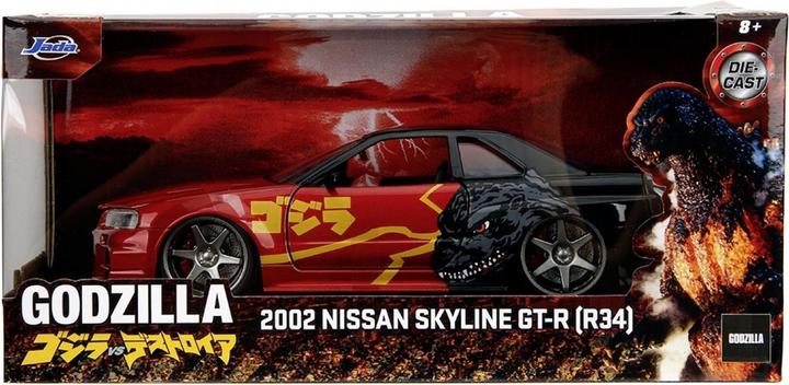 Actual product image Jada Godzilla Nissan GTR 1:24