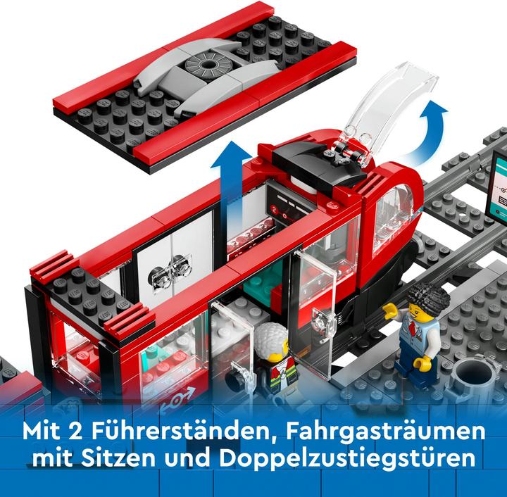 Produktbild LEGO Strassenbahn mit Haltestelle (60423, LEGO City)