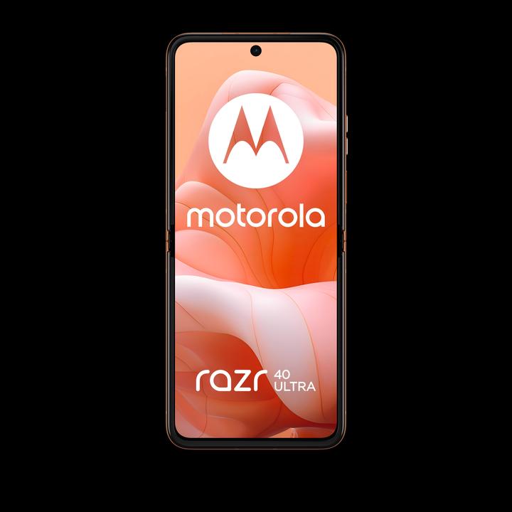Produktbild Motorola Razr 40 Ultra (256 GB, Peach Fuzz, 6.90", SIM + eSIM, 12.58 Mpx, 5G)