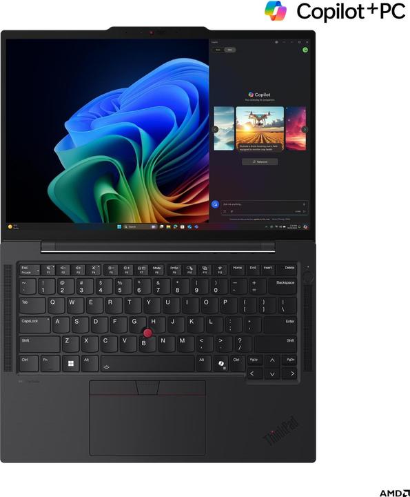 Actual product image Lenovo ThinkPad T14s | Black | 14 " | IPS | WUXGA | 1920 x 1200 pixels | Anti-glare | AMD Ryzen AI 7 PRO |