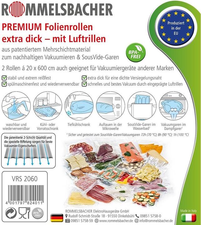 Produktbild Rommelsbacher Vakuumrolle (2 x)