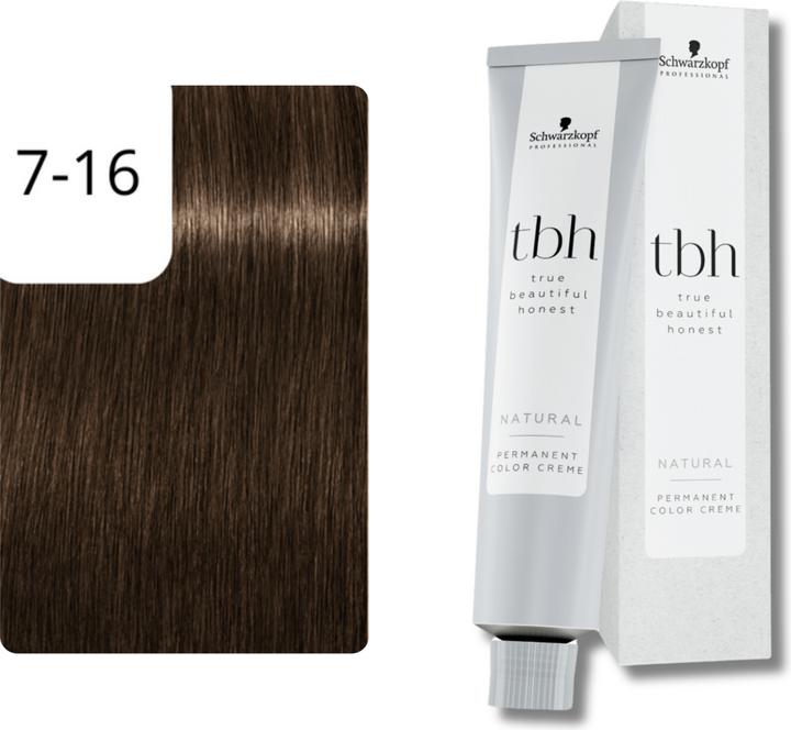 Image du produit Schwarzkopf Professional TBH couleur des cheveux (7-16 blonde moyenne blonde cendré chocolat cendré)