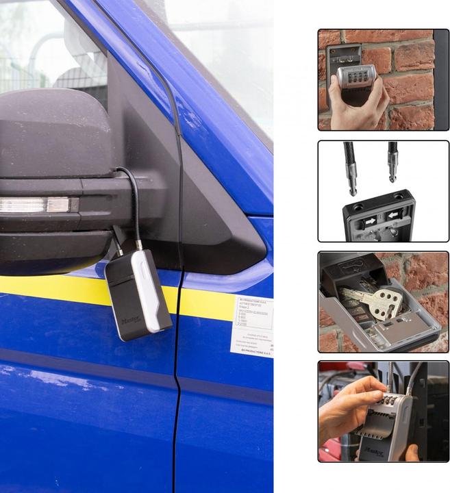 Actual product image Master Lock Key box with removable bracket 5482EURD
