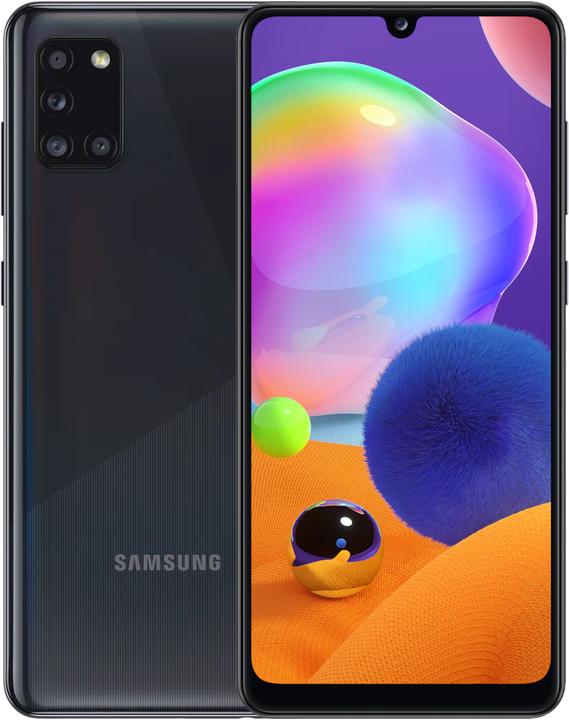 Produktbild Samsung Galaxy A31 (64 GB, Schwarz, 6.40", Dual SIM, 48 Mpx, 4G)