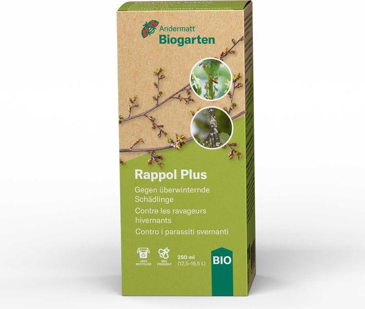 Immagine prodotto Andermatt Biogarten Rappol Plus (Pulce della foglia di bosso, Fragore, Acari del ragno rosso, Succhiatore di foglie di pera, Bianco mosche, Cicale e cimici a foglia, Cocciniglie)