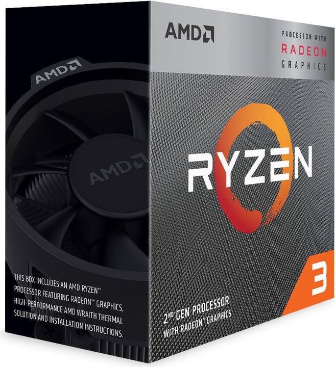 AMD Ryzen 3 3200G (AM4, 3.60 GHz, 4 -Core)