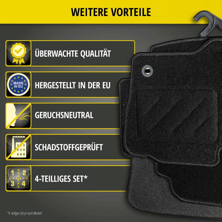 Immagine prodotto Walser Tappetini per VW T-Cross 12/2018-oggi (2 tappetini anteriori + 2 tappetini posteriori)