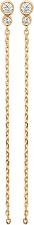 Image du produit Lara BOUCLES d'orilles Plaqué or - ZIRCONIA - PENDANTES