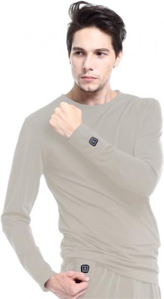 Immagine prodotto Glovii GJ1GM Camicia/Top Camicetta Girocollo Manica Lunga Elastam, Poliestere (M)