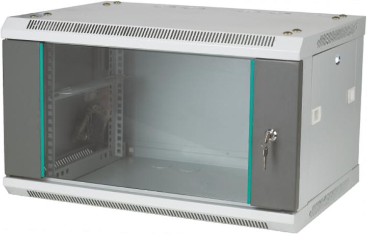 Image du produit Alantec SW-6U-600-450-N-DSJ-OP-RP-B-S Étagère murale en rack Acier inoxydable (6 HE, Rack 19 pouces)