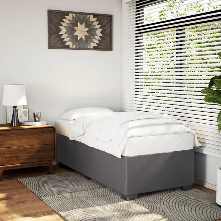 Actual product image VidaXL Faux leather bed frame (80 x 200 cm)