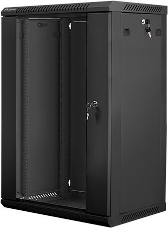 Produktbild Lanberg WF01-6418-10B Rack 18U Wandmontiertes Regal Schwarz (18 HE, 19 Zoll Rack)