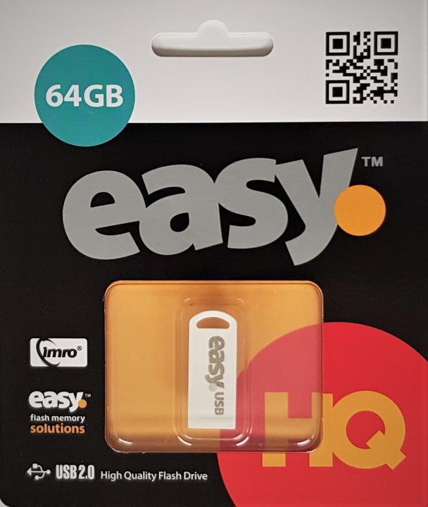 Produktbild IMRO Pendrive EASY / 64 GB (64 GB, USB 2.0, Farbbialy) (64 GB, USB-A, USB 2.0)