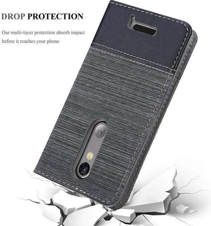 Actual product image Cadorabo Book Jeans Optics Cover (Motorola Moto X3)