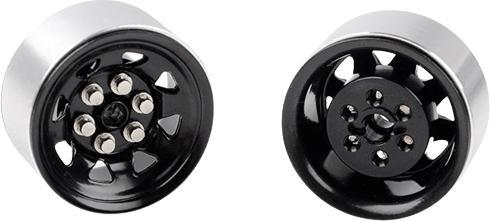Immagine prodotto Rc4Wd Cerchi Stock Beadlock 0,7 Acciaio Nero, 4 pezzi