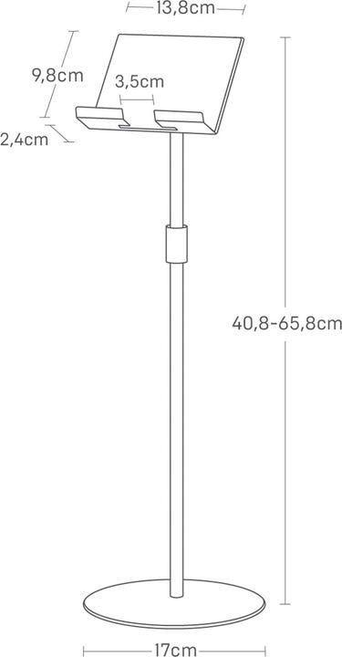 Actual product image Yamazaki Höhenverstellbarer Tablet-Ständer SMART