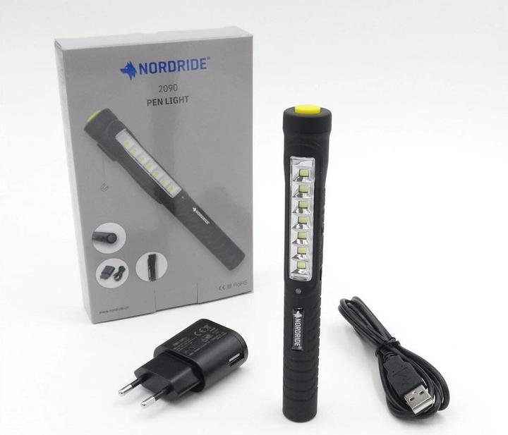 Produktbild Nordride LED Handlampe - mit Akku Li-Ion (90 lm)
