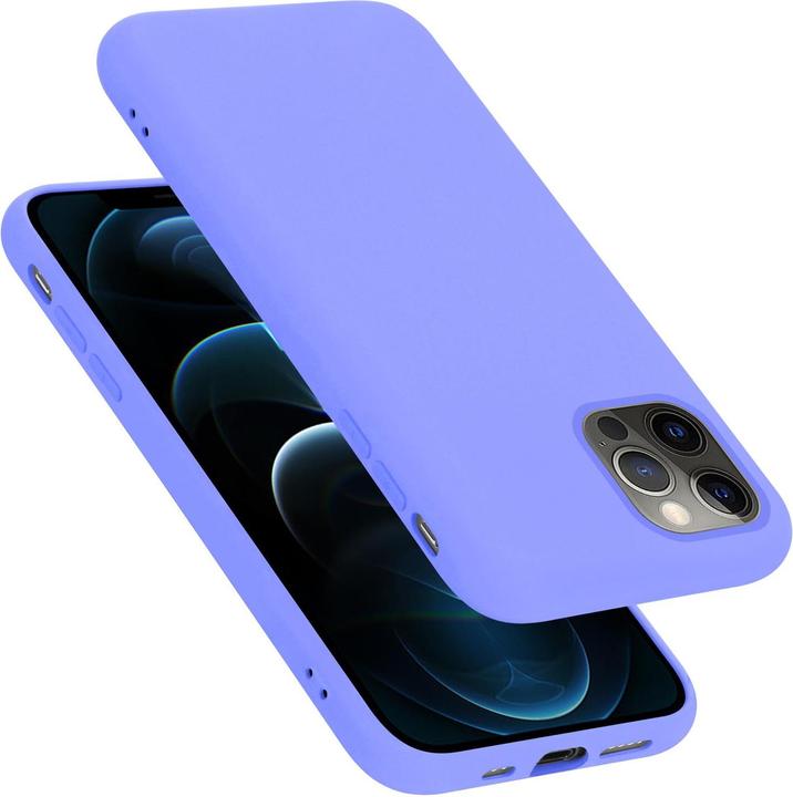 Actual product image Cadorabo TPU Liquid Silicone Case Cover (Apple iPhone 12 Pro Max)