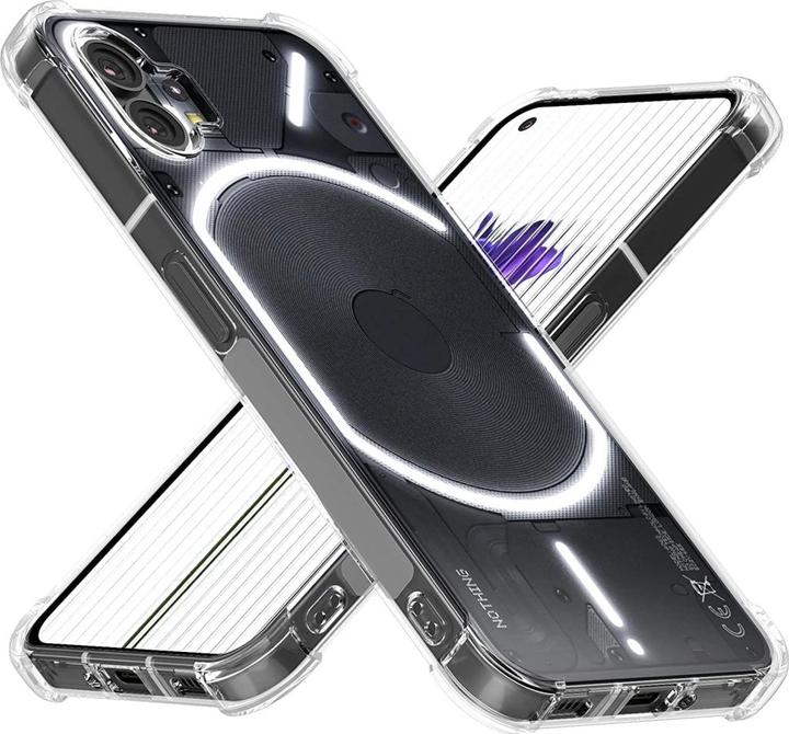 Actual product image Screenguard Nothing Phone (1) Cover Crystal Soft Airbag Bumper (Nothing Phone (1))