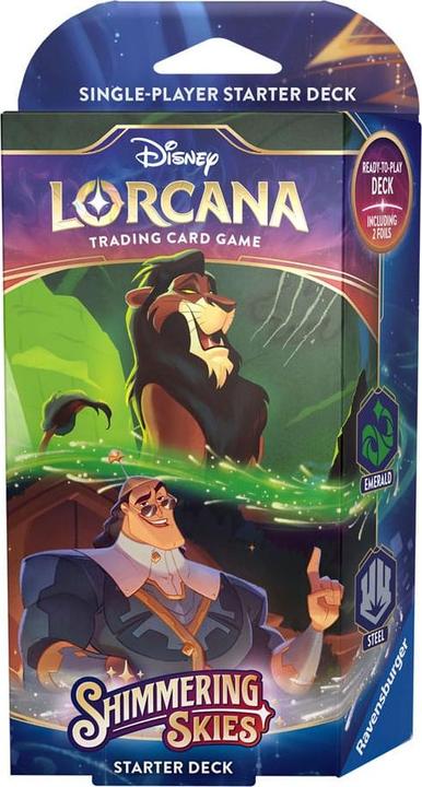 Actual product image Disney Lorcana Trading Card Game: Set 5 - Starter Deck A (English) (English, Booster display)