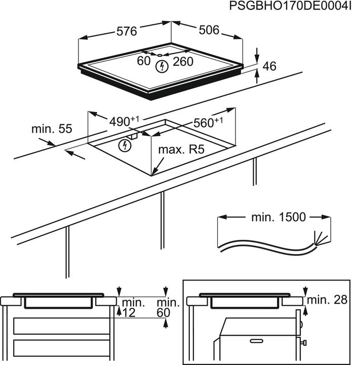 Produktbild Electrolux GK58TSIPCN