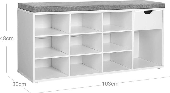 Immagine prodotto Vasagle Benchy (103 x 30 x 48 cm)