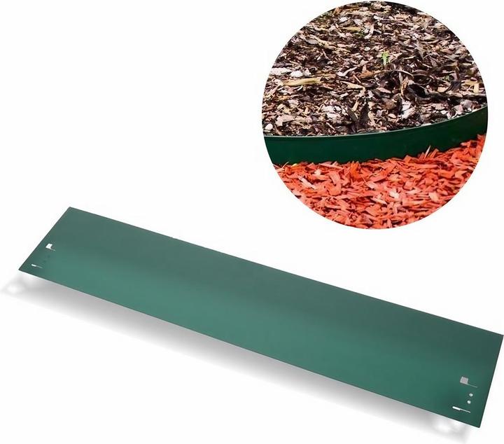 Produktbild Green Split Rasenkanten Metall Höhe 13.5-18.5 | Beeteinfassung | Beetumrandung | Beetbegrenzungen (18.50 cm)
