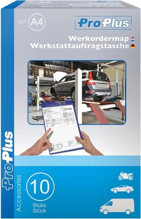 Immagine prodotto ProPlus Auftragstasche A4 blau 10er Paket (A4, 10 x)