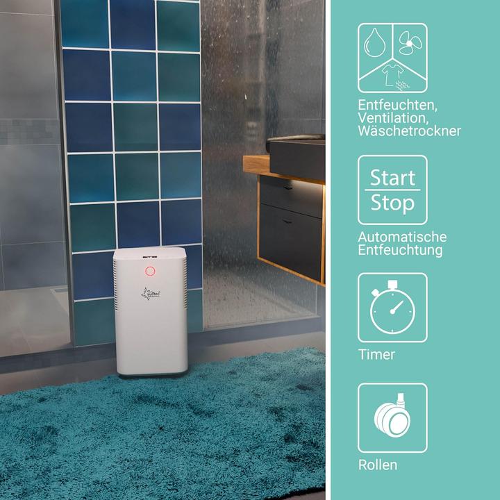 Produktbild Suntec DryFix 12 EQ - Luftentfeuchter für Räume bis 34 m² (34 m²)