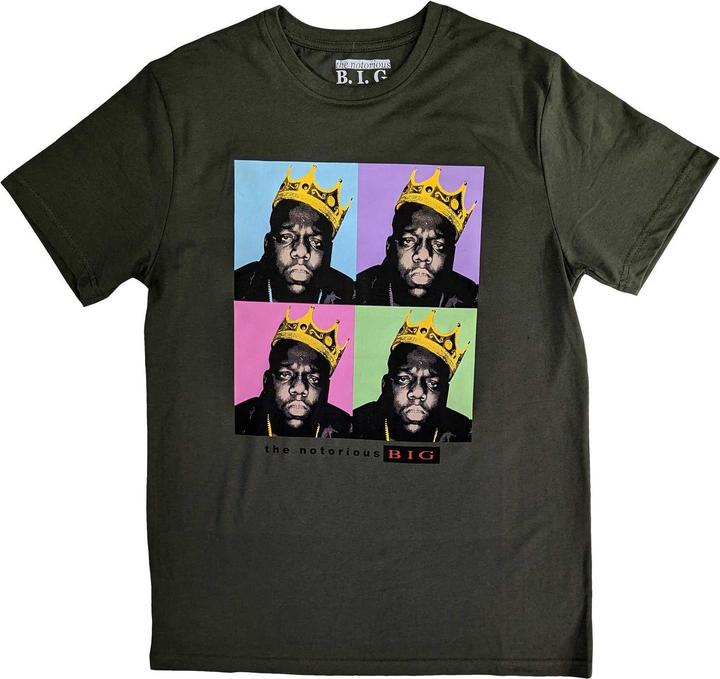 Image du produit Biggie Smalls T-Shirt unisexe adulte The Notorious Crown (L)