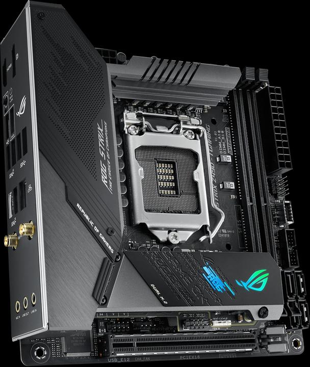 Immagine prodotto ASUS ROG Strix Z490-I Gaming (LGA 1200, Intel Z490, Mini-ITX)