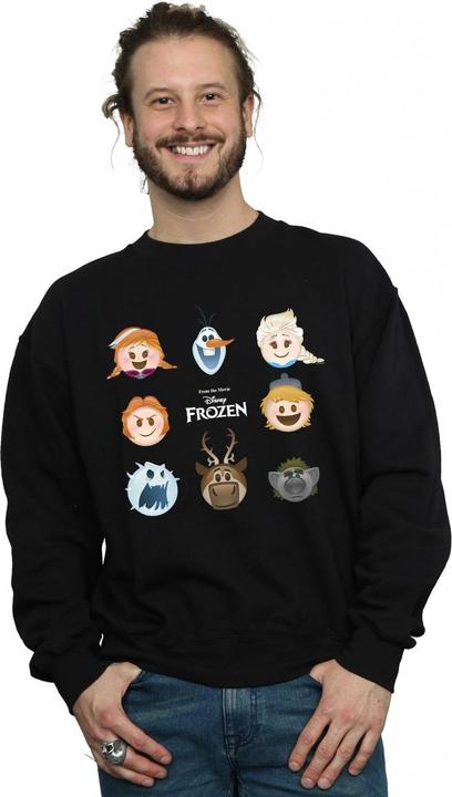 Immagine prodotto Disney Frozen Heads Felpa Uomo (XL)