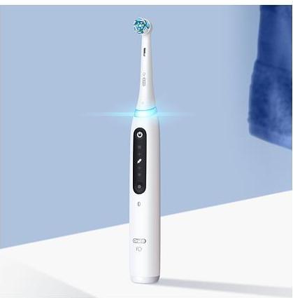 Produktbild Oral-B Electric Toothbrush iO5 Rechargeable, For adults, Number of brush heads included 1, Quite White, Num (Oszillierende Zahnbürste)
