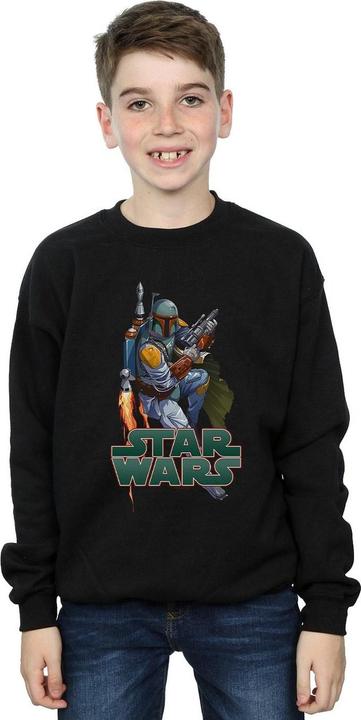 Produktbild Star Wars Boba Fett Fired Up Sweatshirt Jungen (152, 158)