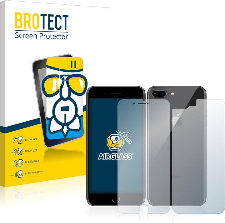 Actual product image BROTECT AirGlass Glass (1 Piece, Apple iPhone 8 Plus)