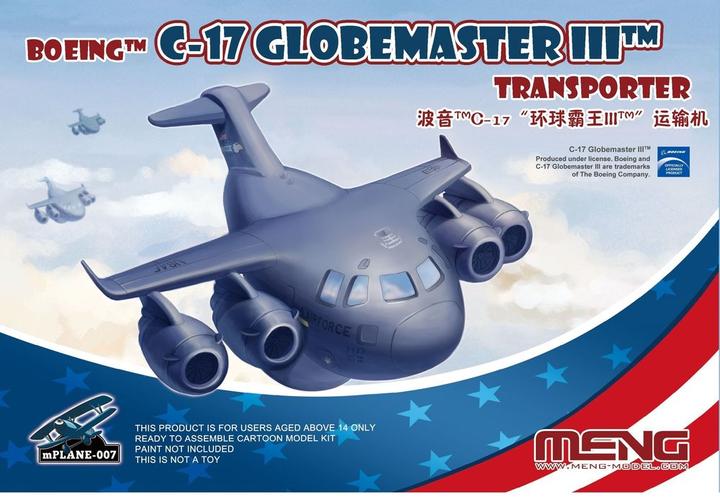 Actual product image Meng-Model Boeing C-17 Globemaster III Transporter