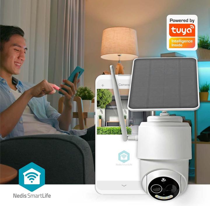 Immagine prodotto Nedis Telecamera SmartLife per esterni | Wi-Fi | Full HD 1080p | Inclinazione panoramica | IP65 | Durata (1920 x 1080 Pixels)