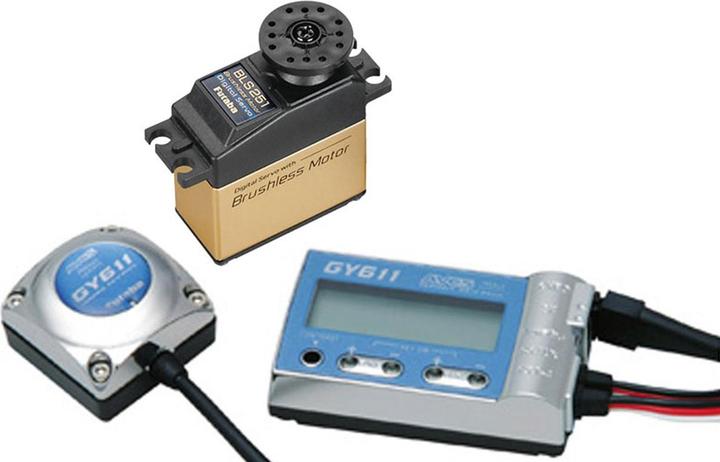 Produktbild Futaba Gyro Piezo GY611 (AVCS) mit BL251 Servo