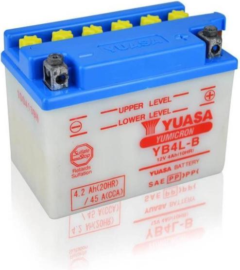 Produktbild Yuasa YB4L-B Rollerbatterie (12 V, 4.20 Ah, 45 A)