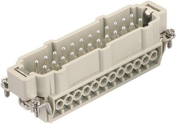 Actual product image Harting HAN E plug connector, insert type 24handle connector screw terminal max 2.5mm2, 16A24 pole