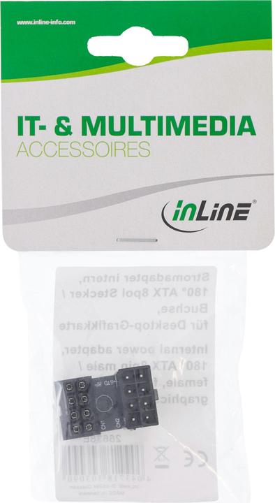 Produktbild InLine Grafikkarten Stromadapter intern, ATX 8pol Stecker / Buchse