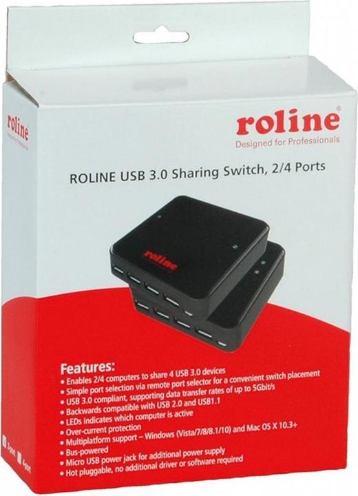 Immagine prodotto Roline Interruttore USB 3.2 Gen 1 (USB-B, 6 porte)