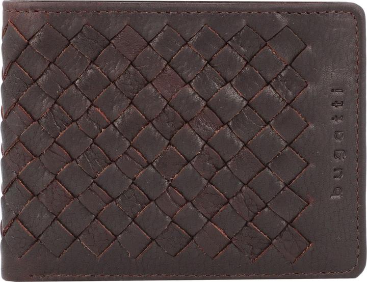 Bugatti Woven Geldbörse Leder 11 cm
