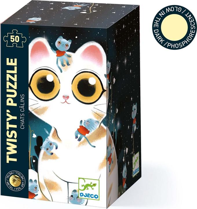 Image du produit Djeco Twisty Puzzle Chats câlins pcs (50 pièces)