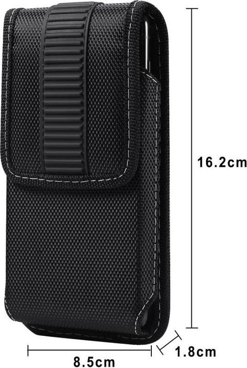 Image du produit Cover-Discount Poche verticale pour ceinture Oxford avec clip 16.2cm / L