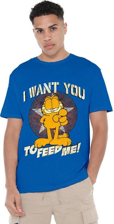 Actual product image Garfield Mens I Want You T-Shirt (4XL)