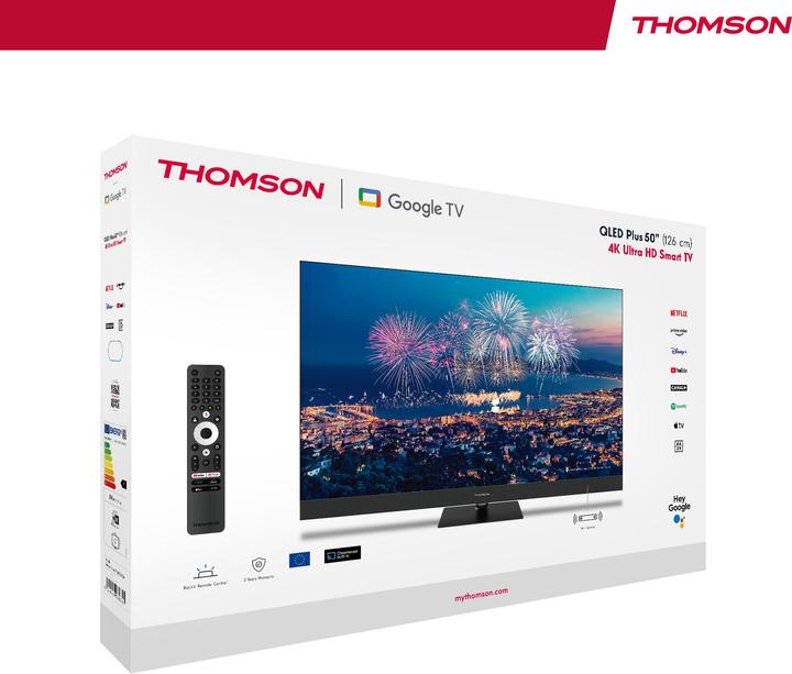 Actual product image Thomson 50QG6C14 QLed Plus 50 Smart TV (50", QLED, 4K, 2023)