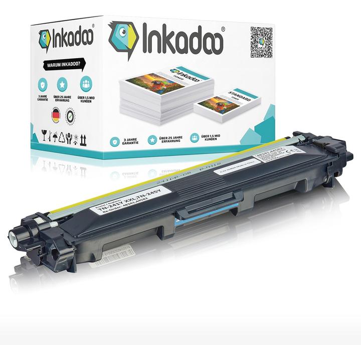 Actual product image Inkadoo Compatible toner for Brother TN-241 TN-245 (Y)